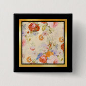 Mehrfarbenmuster Geschenkartikel Button (Vorderseite)