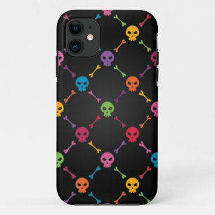 Mehrfarbenmuster mit den Schädeln Case-Mate iPhone Hülle