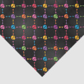 Mehrfarbenmuster mit den Schädeln Seidenpapier (Ausschnitt)