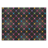 Mehrfarbenmuster mit den Schädeln Tischdecke (Vorderseite (Horizontal))