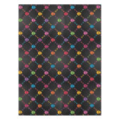 Mehrfarbenmuster mit den Schädeln Tischdecke (Vorderseite)