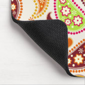 Mehrfarbenpaisley Mousepad (Ecke)