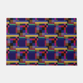 Mehrfarbenraster Fußmatte (Vorderseite)