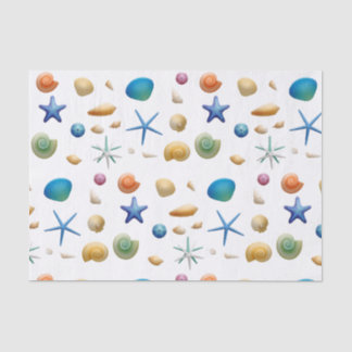 MehrfarbenSeashells Seidenpapier