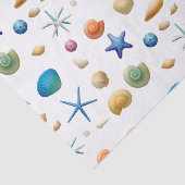 MehrfarbenSeashells Seidenpapier (Ausschnitt)