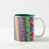 Mehrfarbensteppdecken-Bolzen-Gewebe-Tasse