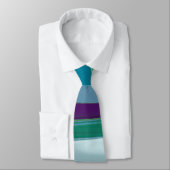 Mehrfarbenstreifen-Krawatte Krawatte (Gebunden)