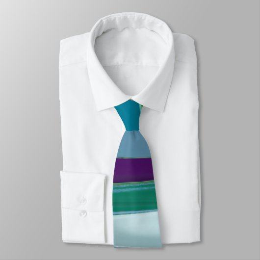 Mehrfarbenstreifen-Krawatte Krawatte (Gebunden)