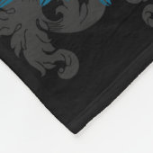 Mehrfarbentätowierungs-Engels-Flügel Fleecedecke (Ecke)