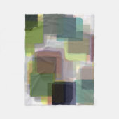 mehrfarbig Abstrakt Fleecedecke (Vorderseite)