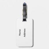 mehrfarbig Aurora Gepäckanhänger (Rückseite vertikal)