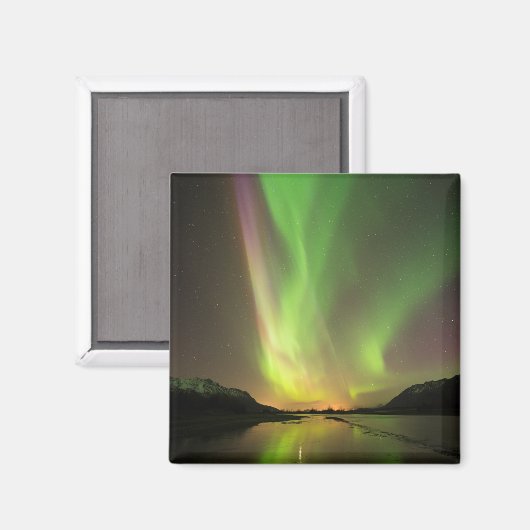 mehrfarbig Aurora Magnet (Vorderseite/Rückseite)