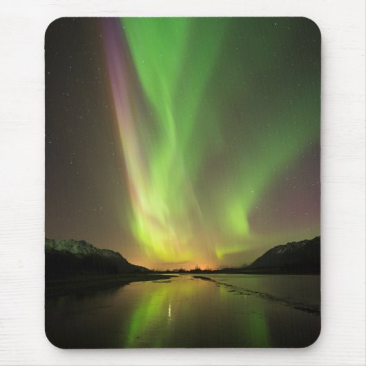 mehrfarbig Aurora Mousepad (Vorne)