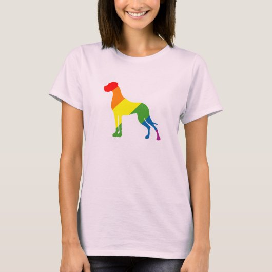 mehrfarbig! Der Hund T-Shirt (Vorderseite)