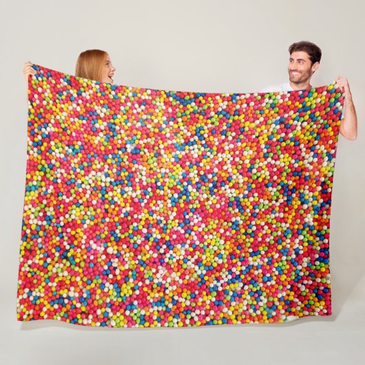 MEHRFARBIG FLEECEDECKE (Beispiel)