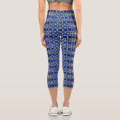 mehrfarbig geometrisch capri leggings (Rückseite)