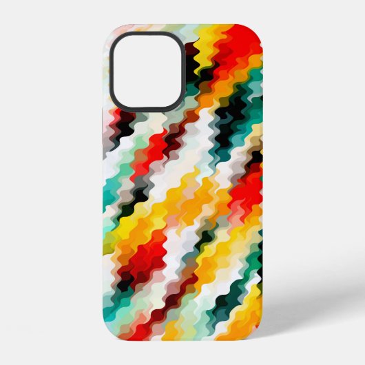 Mehrfarbig iPhone Hülle (Rückseite)