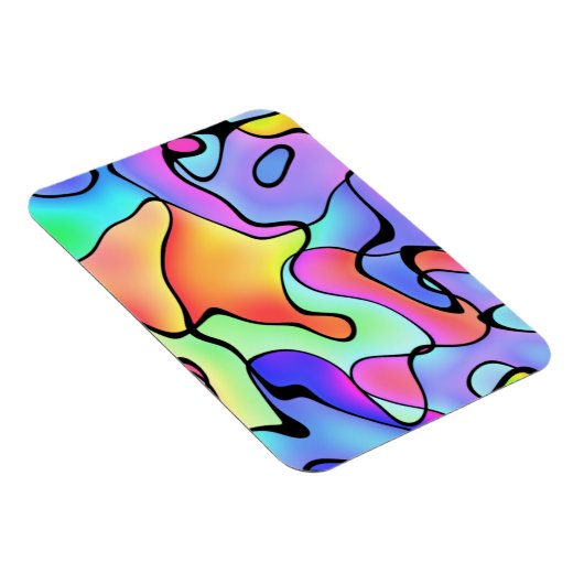 mehrfarbig Jigsaw Magnet (Rechte Seite)