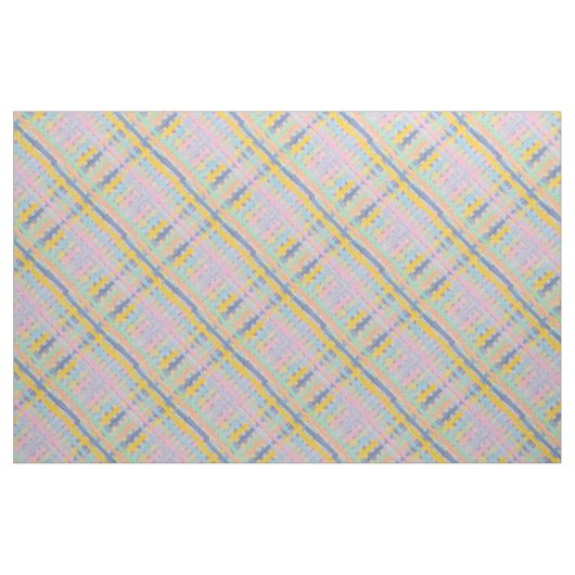 mehrfarbig Kariert Stoff (Fat Quarter (45,7 x 55,9 cm))
