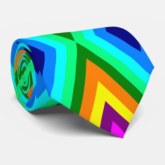 mehrfarbig krawatte (Gerollt)