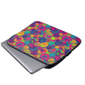 Mehrfarbig Laptopschutzhülle (Vorne Knopf)