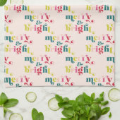 Mehrfarbig Moderne Weihnachten Geschirrtuch (Gefaltet)