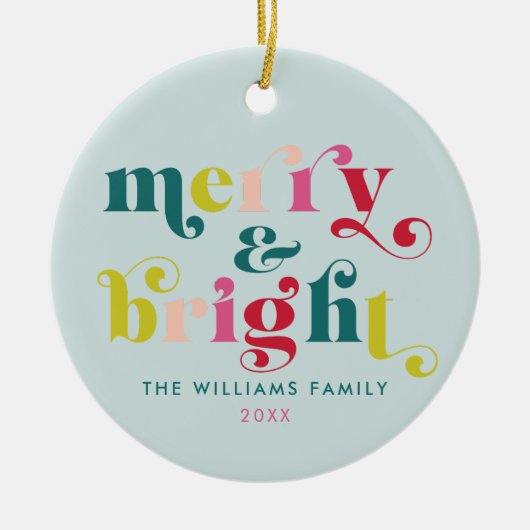 Mehrfarbig Modernes Weihnachtsgebäck Keramik Ornament (Vorne)