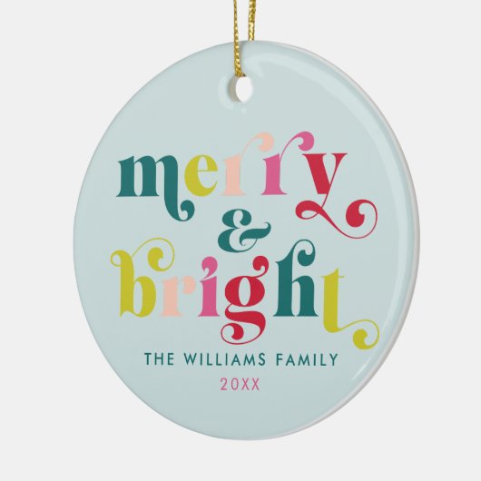 Mehrfarbig Modernes Weihnachtsgebäck Keramik Ornament (Links)