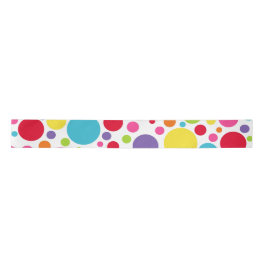 Mehrfarbig Polka Dot Ribbon Satinband