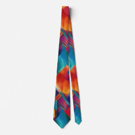 mehrfarbig Prism Neck Tie Krawatte