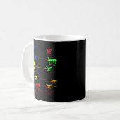 mehrfarbig, Rainbow Chameleon-Tasse Kaffeetasse (Vorderseite Links)