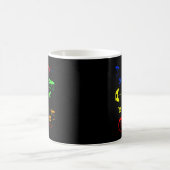 mehrfarbig, Rainbow Chameleon-Tasse Kaffeetasse (Mittel)