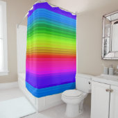 mehrfarbig, Regenbogen Duschvorhang (Beispiel)