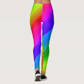 mehrfarbig, Regenbogen Leggings (Rückseite)