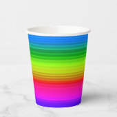 mehrfarbig, Regenbogen Pappbecher (Links)