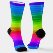 mehrfarbig, Regenbogen Socken (Gewinkelt)
