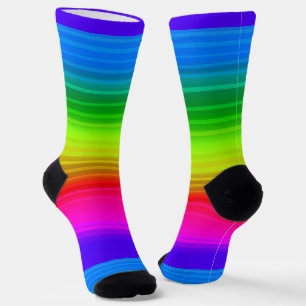 mehrfarbig, Regenbogen Socken