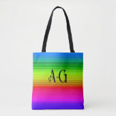 mehrfarbig, Regenbogen Tasche (Vorderseite)