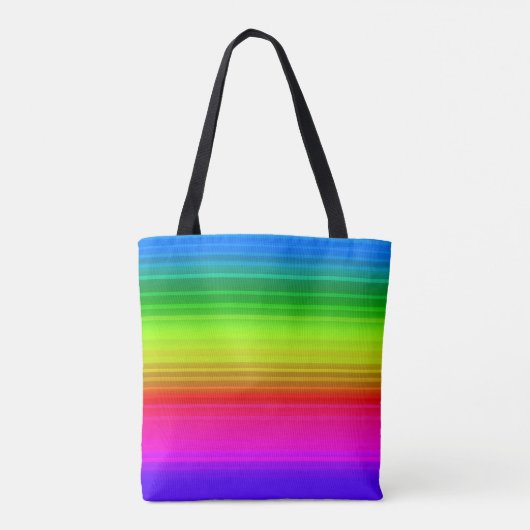mehrfarbig, Regenbogen Tasche (Rückseite)
