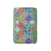 mehrfarbig , rustikal , Patchwork , Patchwork , Pa Badematte (Vorderseite Vertikal)