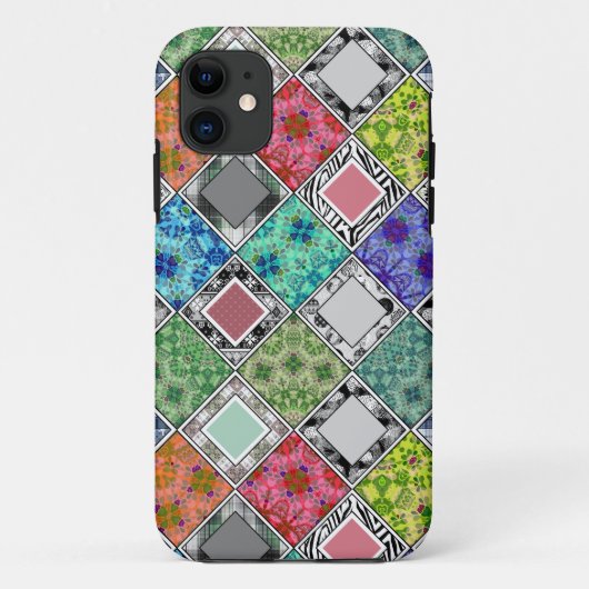 mehrfarbig , rustikal , Patchwork , Patchwork , Pa Case-Mate iPhone Hülle (Rückseite)
