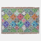 mehrfarbig , rustikal , Patchwork , Patchwork , Pa Decke (Vorderseite)
