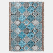 mehrfarbig , rustikal , Patchwork , Patchwork , Pa Decke (Vorderseite Vertikal)