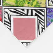 mehrfarbig , rustikal , Patchwork , Patchwork , Pa Fleecedecke (Ecke)