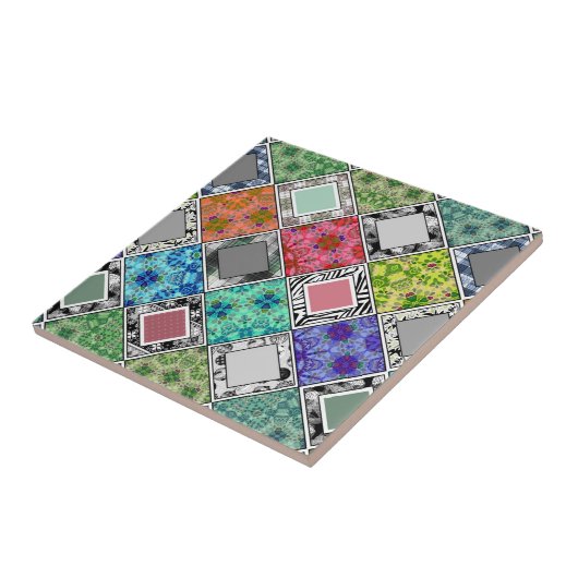 mehrfarbig , rustikal , Patchwork , Patchwork , Pa Fliese (Seite)