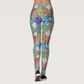 mehrfarbig , rustikal , Patchwork , Patchwork , Pa Leggings (Rückseite)