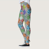 mehrfarbig , rustikal , Patchwork , Patchwork , Pa Leggings (Links)