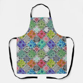 mehrfarbig , rustikal , Patchwork , Patchwork , Pa Schürze (Vorderseite)