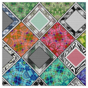 mehrfarbig , rustikal , Patchwork , Patchwork , Pa Stoff