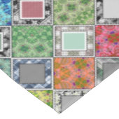 mehrfarbig , rustikal , Patchwork , Patchwork , Pa Tischdecke (Schrägansicht)